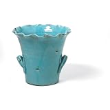 Buy Foreside 70385 Umbrian Planter, Small, Turquoise by Foreside