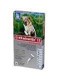 Bayer K9 Advantix II Blue 4-Month Flea & Tick Drops for Extra Large Dogs, 55+ lbs.