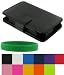 Premium Leather Storage Case for Garmin nuevi 200W 250W 260W 205W 255W 265 4.3-Inch Widescreen Bluetooth Portable GPS Navigator (GPS Not Included) + Bouns Young Micro TM Live Green Wristband