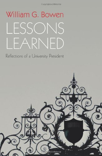 Lessons Learned: Reflections of a University President