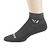 Swiftwick - Aspire ONE, Ankle Socks for Running and Cycling, Gray , Large