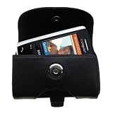 Samsung SGH-D807 Horizontal Leather Case with Belt Clip/Loop