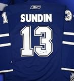 Mats Sundin Signed Toronto Maple Leafs Blue Reebok Premier Jersey