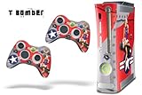 New XBOX 360 Console Protective Skin - Tbomber - Red