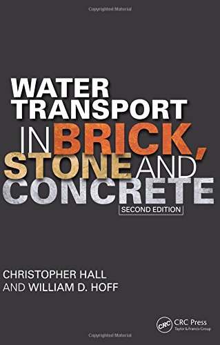 water transport in brick stone and concrete
