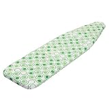 Honey-Can-Do IBC-01288 Superior Ironing Board Cover with Pad Dots, Green