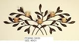 Unique Wrought Iron metal Wall Scupturer candle holder 48x21 idea for new home and iffice decors 020