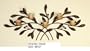 Unique Wrought Iron metal Wall Scupturer candle holder 48x21" idea for new home and office decors 020