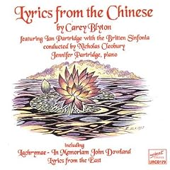 Carey Blyton: Lyrics From the Chinese