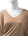 BIADANI Womens 3/4 Sleeve Dolman Drape Top with Side Shirring (S-5X)