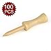 GOGO (Price/100 pcs) Golf 2-3/4 Inch Wooden Step Down Tees, Golf Accessories-Natural