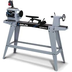 DELTA 46-715 9.8 Amp 14-Inch Swing by 40-Inch between Centers 3/4-Horsepower Woodworking Lathe, 120-Volt 1-Phase