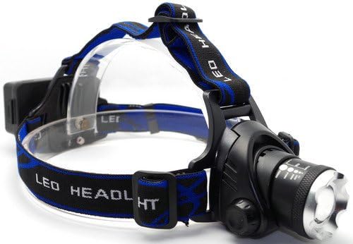 LED Headlamp Flashlight for Hiking, Camping &amp; Running for Everyday Adventures. Rechargeable, Lightweight &amp; Adjustable Headband. CREE Headlamps Charger/Batteries Included. Light Up Your Next Adventure!