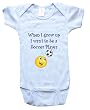WHEN I GROW UP I WANT TO BE A SOCCER PLAYER - BigBoyMusic Baby Designs - White, Blue or Pink Onesie / Baby T-shirt