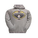 Pittsburgh Steelers NFL Gray Super Bowl Champs Adult Hooded Sweatshirt