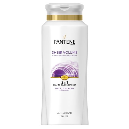 Pantene Pro-V Sheer Volume 2in1 Shampoo + Conditioner, 21.1 Fluid Ounce