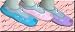Blue Rush Ladies Aqua Shoes Size 4 Lilac