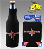 SET OF 2 HOUSTON ROCKETS CAN & BOTTLE KOOZIE COOLER