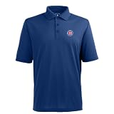 MLB Mens Chicago Cubs Pique Xtra Lite Desert Dry Polo