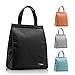 Lunch Bag For Men & Women, CCidea Simple Waterproof Insulated Large Adult Lunch Tote Bag (Black)