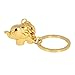 Pinksee Gold Elephant Keyring Keychain Charm Pendant Car Key Chain Gift
