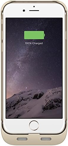 PowerSkin Spare Rechargable Battery Case for iPhone 6 - Retail Packaging - Gold