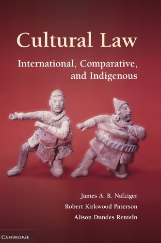 Cultural Law: International, Comparative, and Indigenous by Nafziger, James A. R., Paterson, Robert Kirkwood, Renteln, A (2010) Hardcover