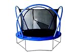 Funtek 10 Foot Trampoline, Enclosure System and Weather Cover