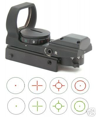 Multi-Reticle CQB Compact Reflex Green Red Dot Sight