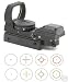Multi-Reticle CQB Compact Reflex Green Red Dot Sight