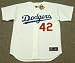 JACKIE ROBINSON Dodgers Majestic Cooperstown Throwback Baseball Jersey, 2XL