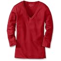 Favorite 3/4-Sleeve V-Neck Tee