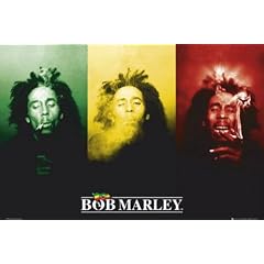 Empire 95718 Marley, Bob - Flag - Ragge Musik Poster Druck - 91.5 x 61 cm