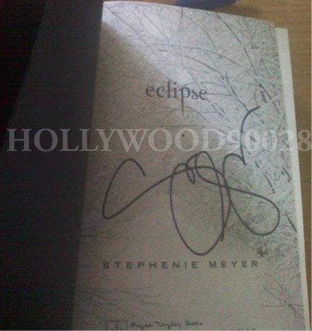 Stephanie Meyer Signed Eclipse Hardback Book Twilight Saga