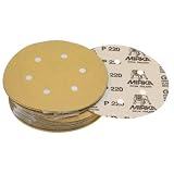 Buy 10 Pack Mirka 23-624-080 6 Bulldog Gold 6-Hole 80 Grit Grip (Hook and Loop)... by Mirka