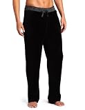 Joseph Abboud Men’s Corel Fleece Lounge Pant, Black, Medium
