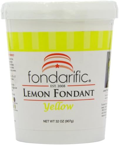 Fondarific Lemon Fondant, 2-Pounds