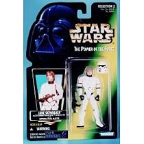 Star Wars Luke in Stormtrooper Disguise Green Card Action Figure