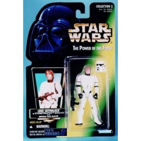 Star Wars Luke in Stormtrooper Disguise Green Card Action Figure
