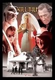 Kill Bill (Uma Thurman & Group, Chapel) Movie White Wood-Mounted Poster Print - 24