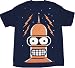 Futurama Big Bender Face Navy Blue T-shirt Tee