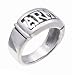 SilverBin Sterling Silver High Polish Cutout Army Band Ring