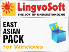 LingvoSoft East Asian dictionaries software pack for Windows