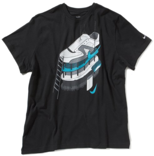 NIKE Herren T-Shirt Regional Athletic Department Shoe Graphic, black/white, S, 455804 Preisvergleich