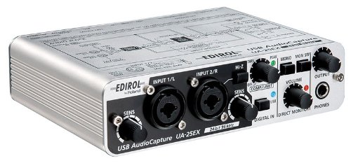 Edirol UA-25 EX USB Interface UA25 +Production Pack