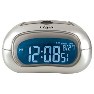 Electric Alarm Clock with Selectable Display Color