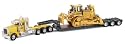 Norscot Peterbilt 389 with Trail King Lowboy Trailer with Cat D8R load 1:50 scale