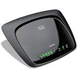 Linksys by Cisco WAG120N Wireless-N Modem Router - 150 mbps  (for ADSL / telephone line connections i.e BT Broadband)by Linksys
