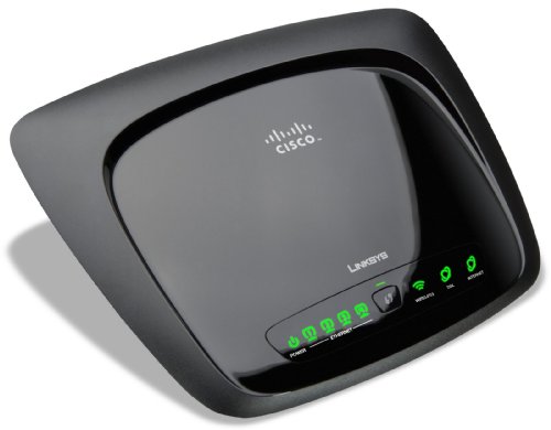 Linksys by Cisco WAG120N Wireless-N Modem Router - 150 mbps  (for ADSL / telephone line connections i.e BT Broadband)