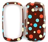 Samsung Flight 2 A927 Little Tiny Polka Dots on Brown Hard Case/Cover/Facep ....